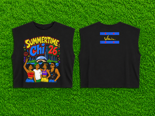 VI$ION "SUMMERTIME CHI 26" Women's festival crop tank